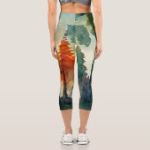 Leggings Capri La forêt (nature) (Verso)