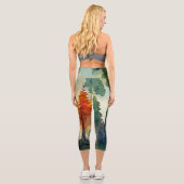 Leggings Capri La forêt (nature) (Verso)