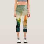 Leggings Capri La forêt (nature) (Recto)
