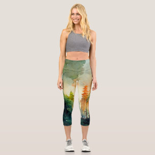 Leggings Capri La forêt (nature)
