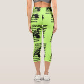 Leggings Capri La mode féminine (Verso)