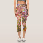 Leggings Capri La nature fleurit fleurs lumière fleur soleil (Verso)