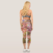 Leggings Capri La nature fleurit fleurs lumière fleur soleil (Verso)