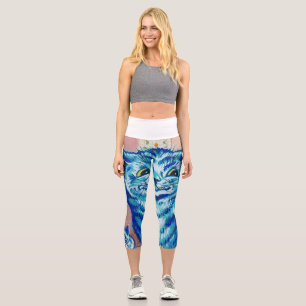 Leggings Capri La vague de Louis Wain