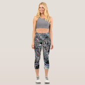 Leggings Capri Lacérations dans le temps (Recto)