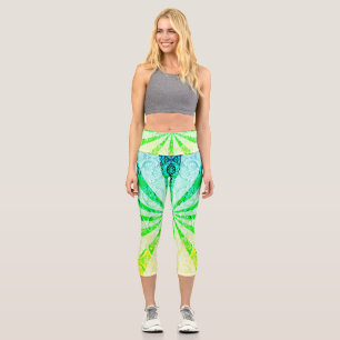 Leggings Capri Lacy Sun Burst