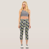 Leggings Capri Ladybug Sur La Fleur De Dogwood Nature (Recto)