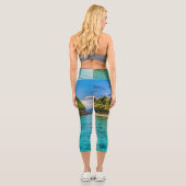 Leggings Capri Lagon de Bora Bora (Verso)