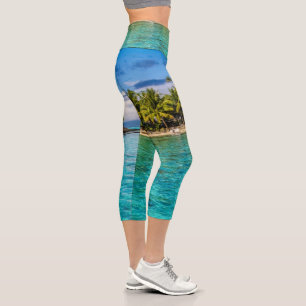 Leggings Capri Lagon de Bora Bora