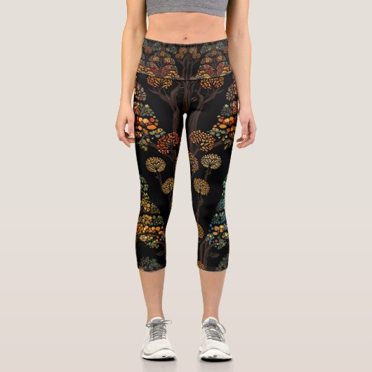 Leggings Capri L'arbre de vie Capri Leggings. (Recto)