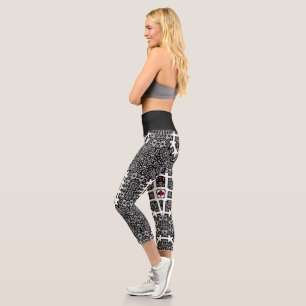 Leggings Capri L'art du kaléidoscope du seizième volume dix-neuf