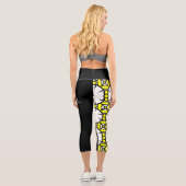 Leggings Capri L'art kaléidoscope du premier volume quatorze (Verso)