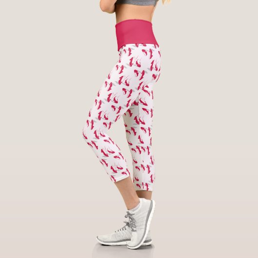 Leggings Capri L'Assistant D'Oz™ | Motif Ruby Slippers™ (Gauche)