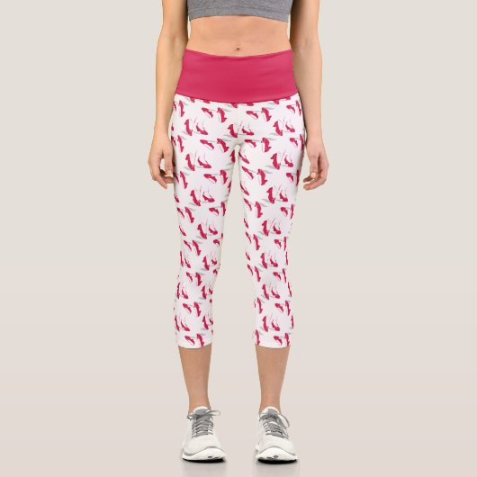 Leggings Capri L'Assistant D'Oz™ | Motif Ruby Slippers™ (Recto)