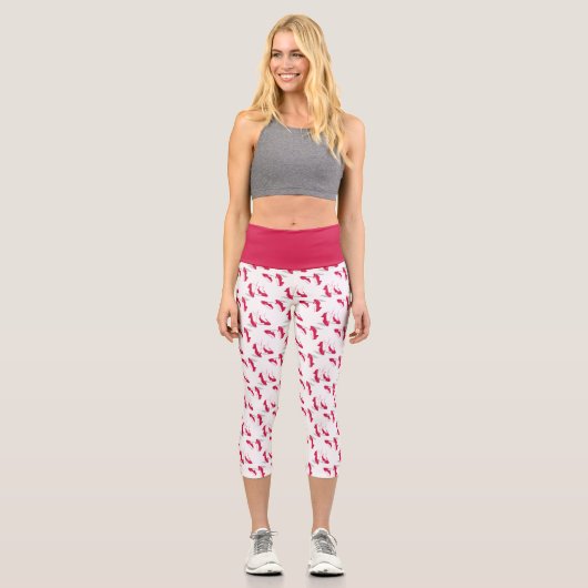 Leggings Capri L'Assistant D'Oz™ | Motif Ruby Slippers™ (Recto)
