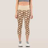 Leggings Capri Latte de Thanksgiving à la dinde (Recto)