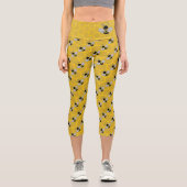 Leggings Capri L'aube des abeilles (Recto)