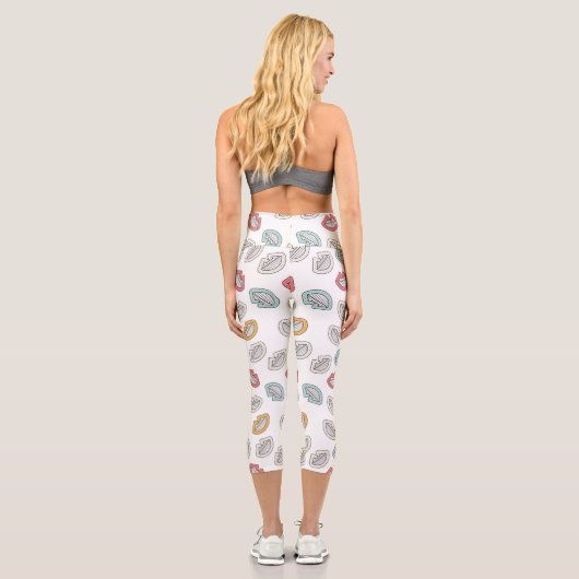 Leggings Capri Laugh Doodle (Verso)