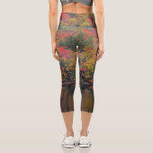 Leggings Capri L'automne quitte la scène de couleur automne femme (Verso)