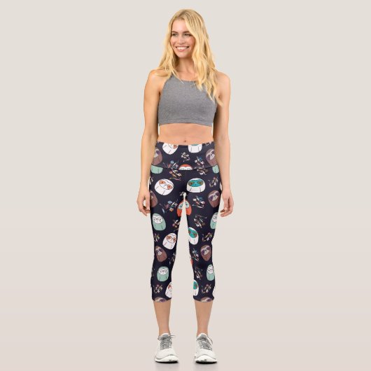 Leggings Capri Lazy Sloth (Recto)