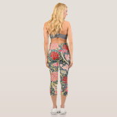 Leggings Capri Le célèbre motif Cray de William Morris (Verso)