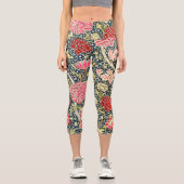 Leggings Capri Le célèbre motif Cray de William Morris (Recto)