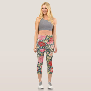 Leggings Capri Le célèbre motif Cray de William Morris