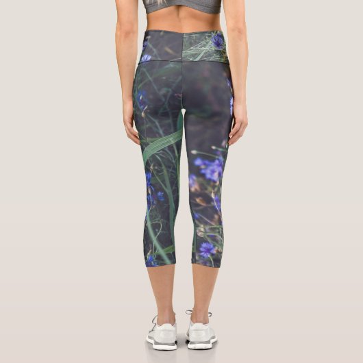 Leggings Capri Le champ de Cornflower (Verso)