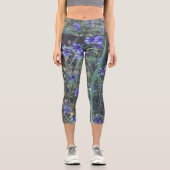 Leggings Capri Le champ de Cornflower (Recto)