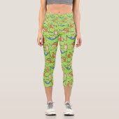 Leggings Capri Le cycle de vie d'un cobaye (Recto)