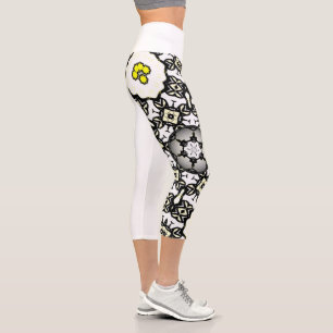Leggings Capri Le kaléidoscope du premier volume, art deux
