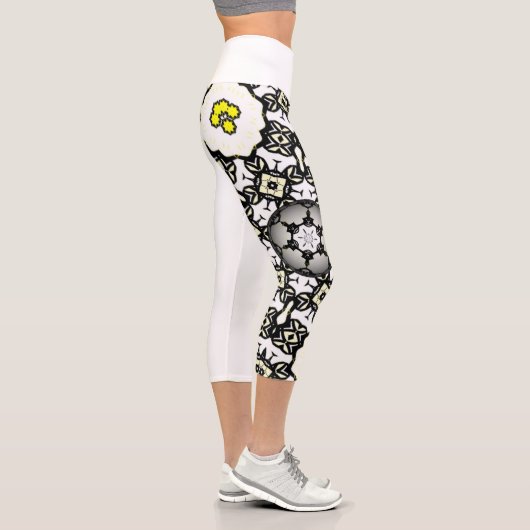 Leggings Capri Le kaléidoscope du premier volume, art deux (Droite)