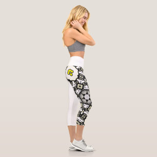 Leggings Capri Le kaléidoscope du premier volume, art deux