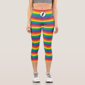 Leggings Capri Le logo Flash Rainbow (Recto)