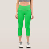 Leggings Capri Le Motif de l'Irlande verte, St Patrick's Day, Irl (Recto)
