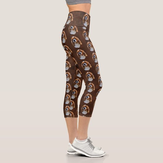 Leggings Capri Le roi Brown Charles Cavalier, (Droite)