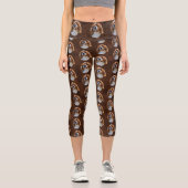 Leggings Capri Le roi Brown Charles Cavalier, (Recto)