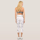 Leggings Capri Le Web d'un simple araignée (Verso)