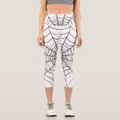 Leggings Capri Le Web d'un simple araignée (Recto)