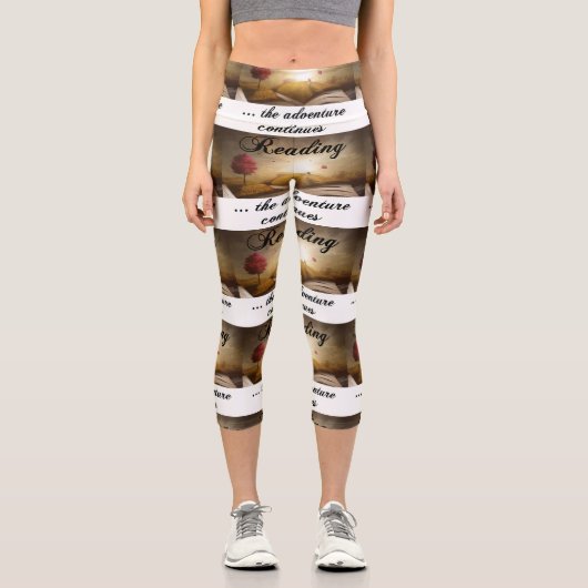 Leggings Capri Lecture, l'aventure continue (Recto)