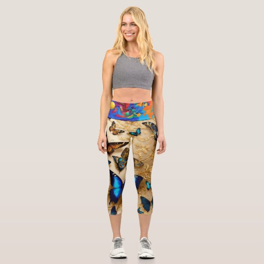Leggings Capri Legage papillon (Recto)