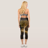 Leggings Capri Légende du cavalier sans tête fantôme d'Halloween (Verso)