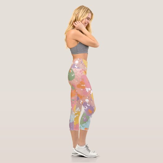 Leggings Capri Légendes à haute taille rustique (Droite)