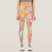 Leggings Capri Légendes à haute taille rustique (Recto)