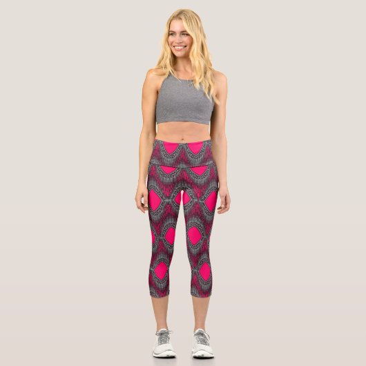 Leggings Capri Légendes branchées pour la remise en forme des fem (Recto)