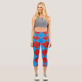 Leggings Capri Légendes branchées pour la remise en forme des fem (Recto)