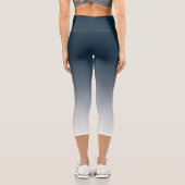 Leggings Capri Légendes capri à dégradé bleu (Verso)