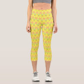 Leggings Capri Légendes Capri Rétro Citrus Hautes Taille (Recto)