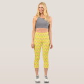 Leggings Capri Légendes Capri Rétro Citrus Hautes Taille (Recto)