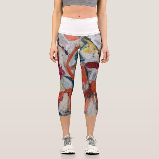 Leggings Capri Légendes colorées (Recto)